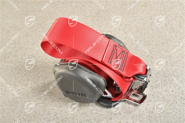 Coupe / Targa, Safety seat belt, Red, L