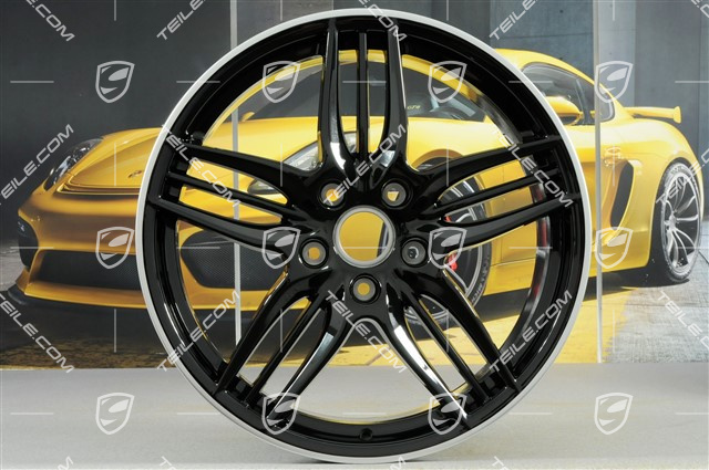 20" Felge, Sport Design, 8,5J x 20 ET51, schwarz hochglanz