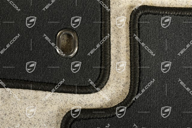 Fussmatten Satz, Rechtslenker Ausführung / UK-version, Schwarz