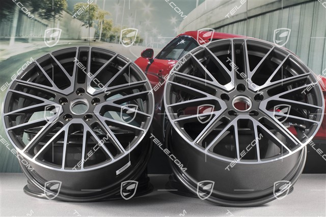 21" Felgensatz Turbo Design II / Turbo V, 9,5J x 21 ET71 + 11,5J x 21 ET69