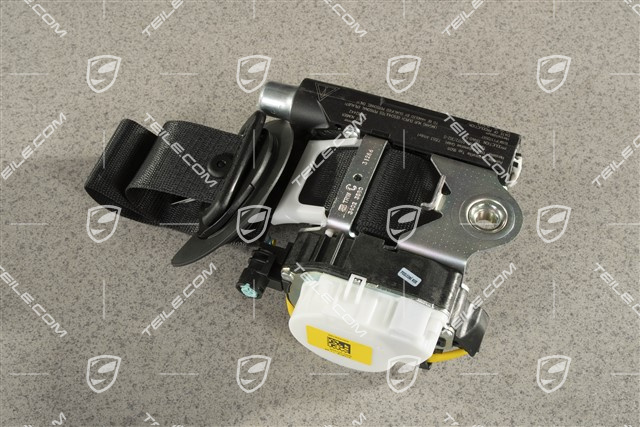 Pas bezpieczeństwa, czarny, przód, USA, R