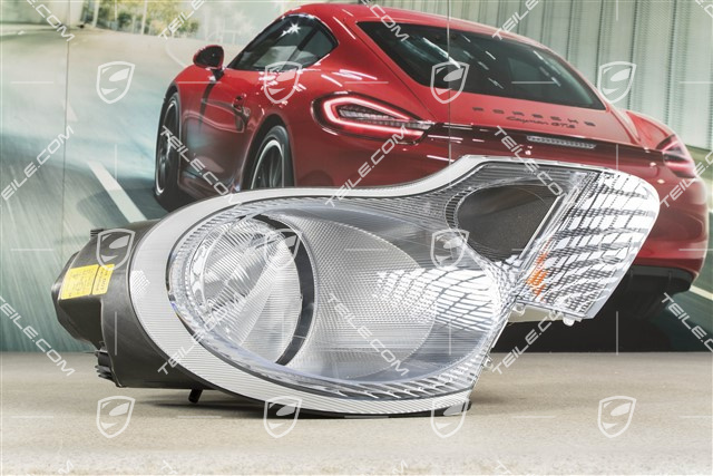 Headlight, white, R
