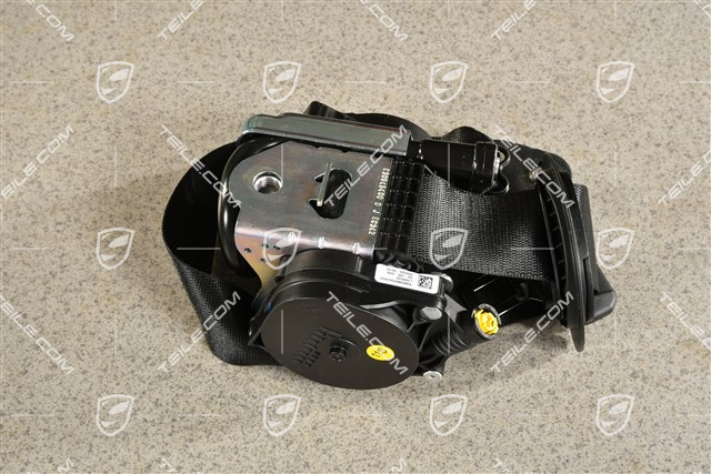 Seat belt, front, Black, L