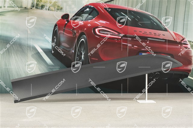 Front door cover / trim, Matt black, R