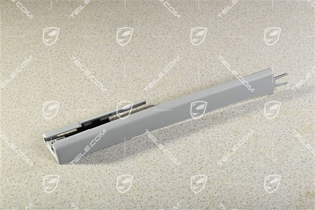 Obudowa szyny  fotela przedniego, przednia, szara / Steel Grey, L