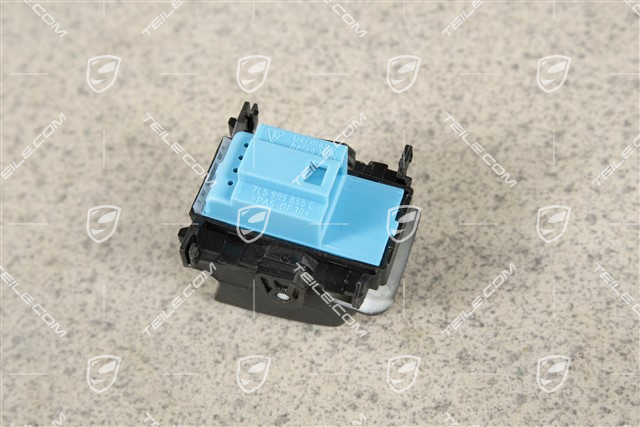 Przycisk elektrycznie sterowanych szyb, Czarny mat