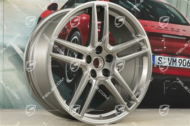 20" Felge "Macan Turbo", 9J x 20 ET26, CMS, platinum satin matt