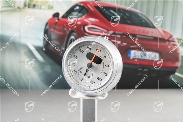 Stoppuhr, Zifferblätter Stoppuhr in silber