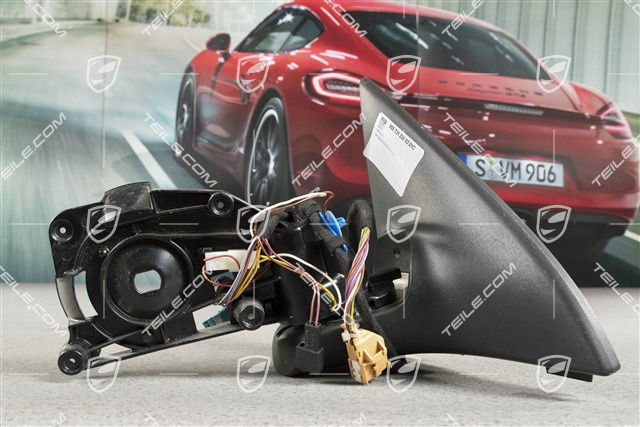 Spiegelfuß, elektrisch anklappbar, el. einstellbar, Memory, separat beheizbar, RL/R