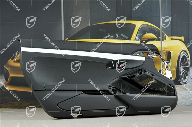 Türverkleidung, Klangpaket ASK, Leder, Schwarz, L Türverkleidung, Klangpaket ASK, Leder, Schwarz, L