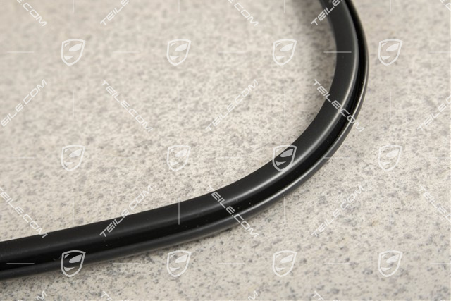 Rear window trim frame