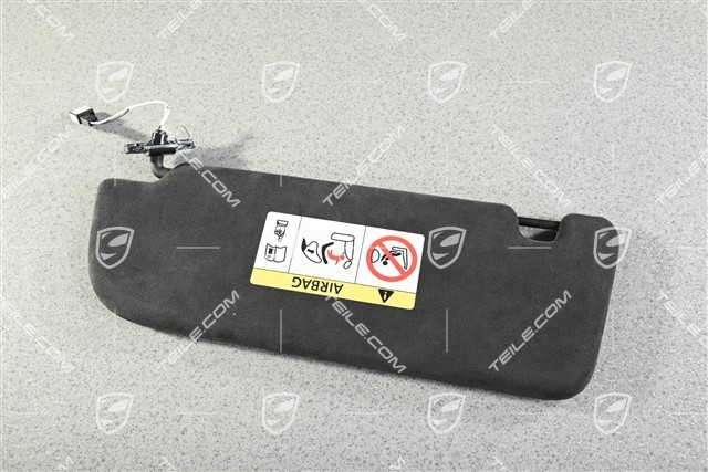 Sonnenblende, Alcantara Schwarz, R