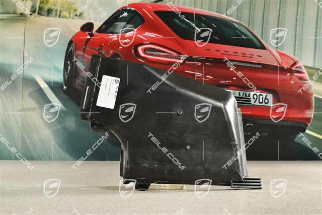 Air guide for charge air cooler, L