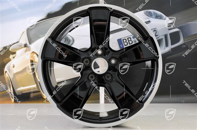20-inch wheels rims set "Sport Classic", 9,5J x 20 ET65 + 11,5J x 20 ET63, in black