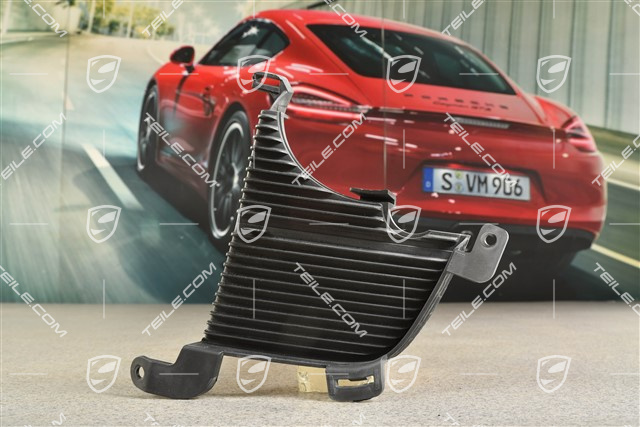 Blenda / osłona wlotu powietrza, boczna, PDC, czarny mat, L