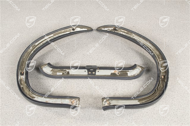 Roll over bar linings set, Leatherette, Metropole blue