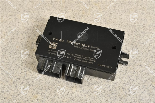 Control unit, trailer coupling