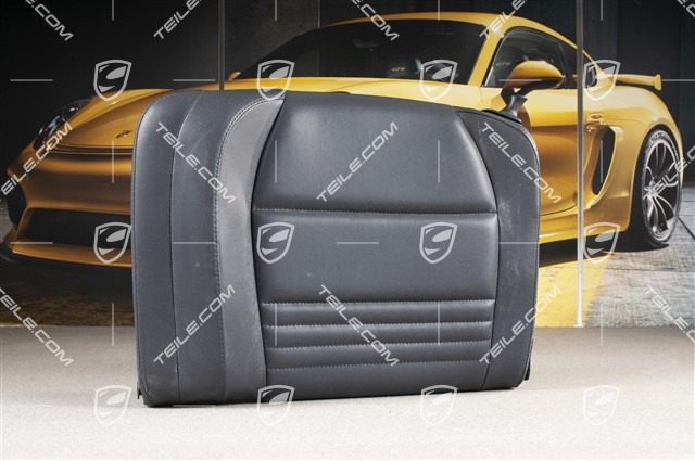 Back seat backrest, Rear, Leatherette, Metropole blue, Convertible, L