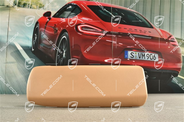 Armrest / tunnel, trim cover, Leather, Luxor beige