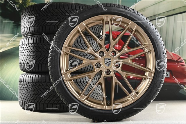 22-inch RS Spyder Design winter wheel set, rims 9J x 22 ET29 + 11J x 22 ET47 + NEW Pirelli winter tyres 255/40 R22 + 295/35 R22, neodyme
