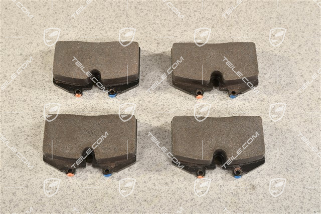 Brake pads, rear axle