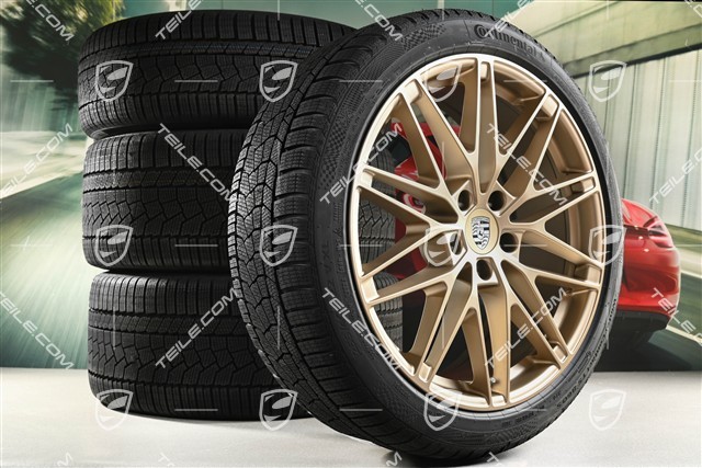 22" koła zimowe RS Spyder Design, felgi 9J x 22 ET29 + 11J x 22 ET47 + opony zimowe Continental 255/40 R22 + 295/35 R22, neodyme