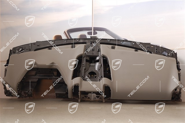 Dashboard trim, leatherette, platinum grey