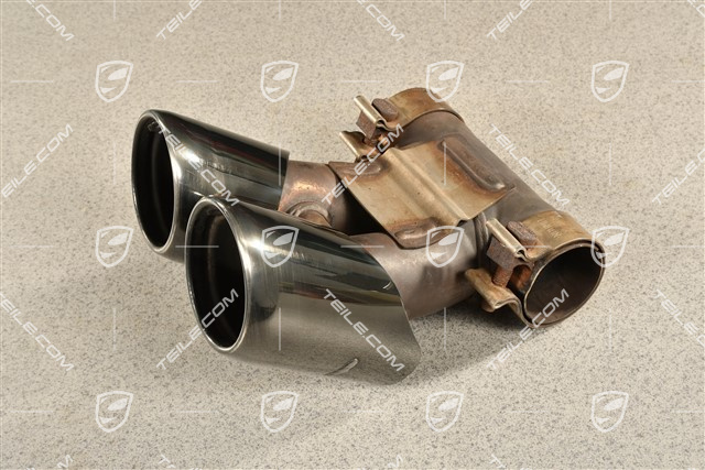 Tail pipe, sport, black