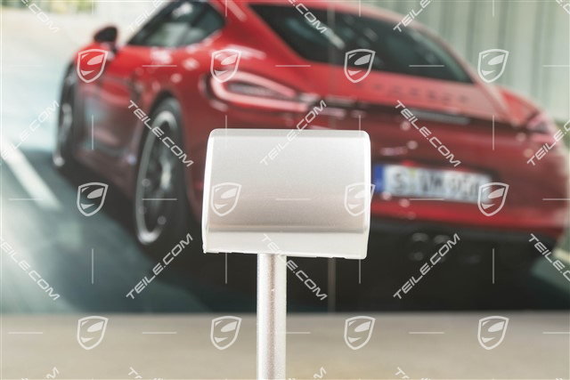 Dekor / listwa ozdobna kokpitu uchwytu na kubki, LHD, Galvano silver, L