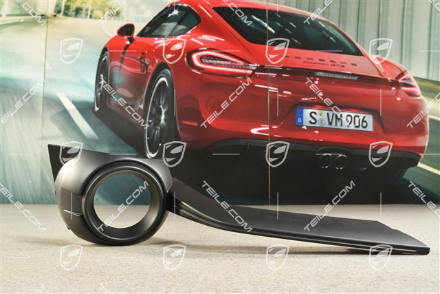 Lamelka / blenda kratki zderzaka ACC z Innodrive, czarny mat, Sport Design, R