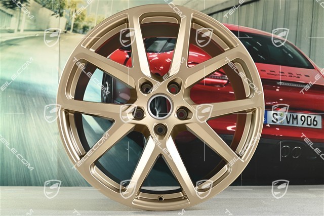 21" komplet felg Panamera Sport Design, 9,5J x 21 ET71 + 11,5J x 21 ET69, neodyme