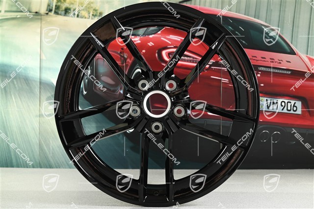 20" felga Carrera Exclusive Design, 8,5J x 20 ET50, czarny wysoki połysk
