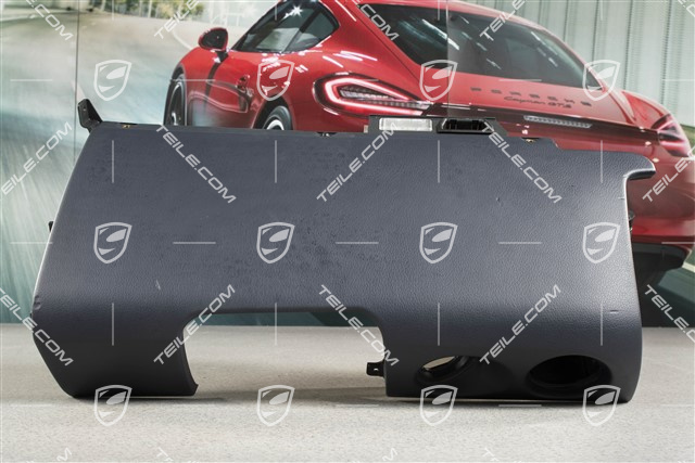 Schalttafelverkleidung Untertail, Kunsteder, Seeblau