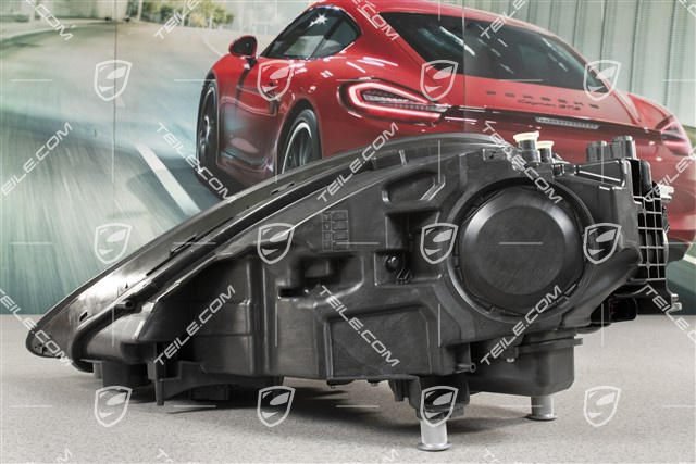 LED Headlight / Headlamp, PDLS, smoked, R