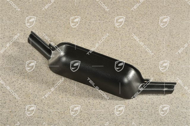 Front seat lower cover for seat / satin black, L=R