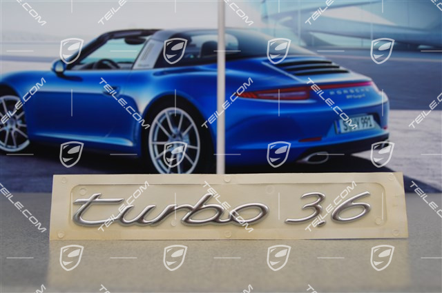 Schriftzug "turbo 3.6" Schriftzug "turbo 3.6"