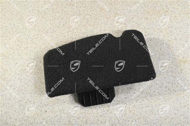 Kofferraum Abdeckung, Reifenfüllflasche, Teppich, Schwarz / C4