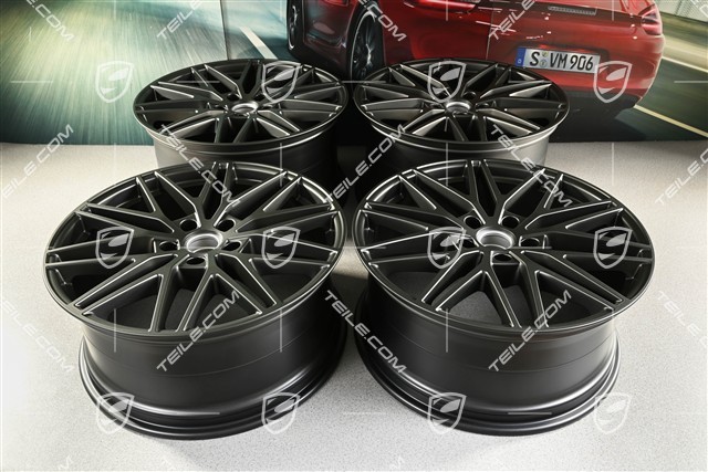 21" Felgensatz Cayenne RS Spyder Design, 11J x 21 ET58 + 9,5J x 21 ET46, Turbonit