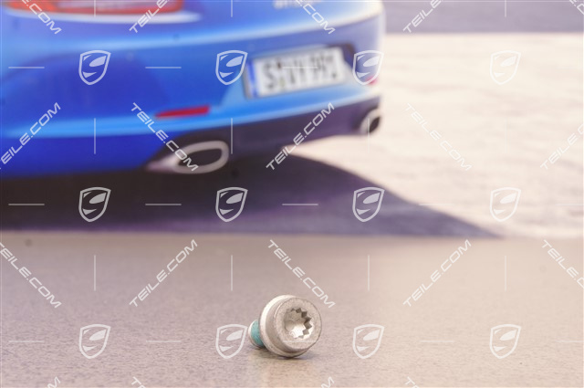 Front seat screw, M10 x 25