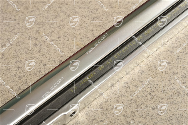 Zierleiste Türschacht, inkl. Dichtung, Vorne, Aluminium, L