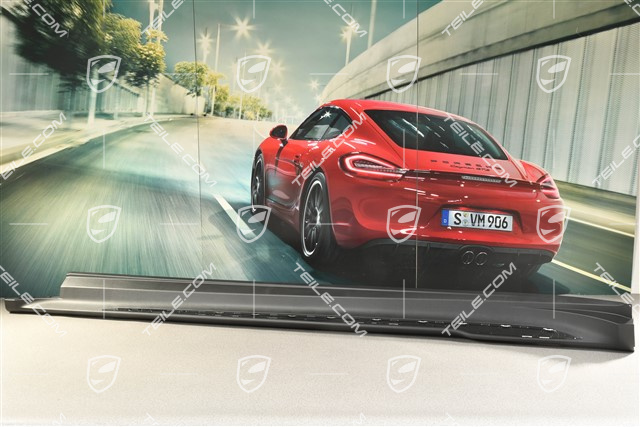 Schwellerblende, Schwarz matt, L