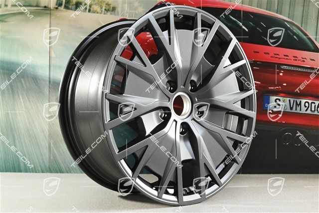 20" Felga Taycan Turbo S Aero Design, 9J x 20 ET54, antracytowy szary