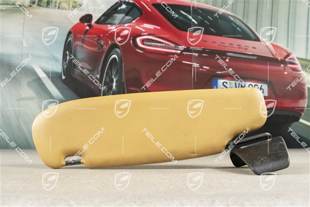 Sonnenblende, Cabrio, Kunstleder, Sandbeige, R