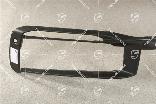 Front bumper Air inlet / duct / guide cover, Black matte, PDC