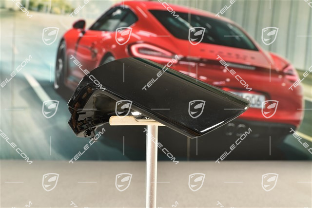 Osłona ramienia lusterka zewnętrznego, część zewnętrzna, czarna, R