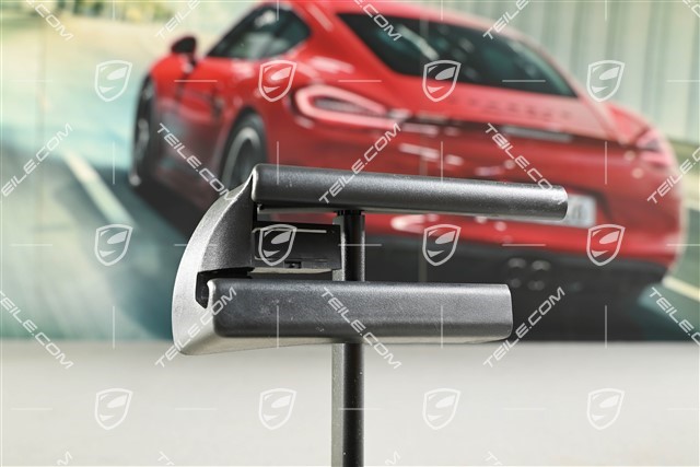 Rail cover, Front seat manually adjustable, Black, R