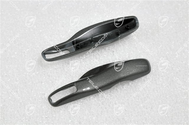 Key cap, lacquered, set, Achat Grey Metallic