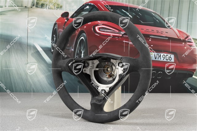 3-spoke steering wheel, Alcantara black