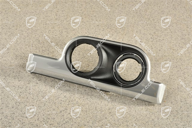 Zierleiste für Schalttafelverkleidung, Zündanlassschalter, Galvanosilber RHD