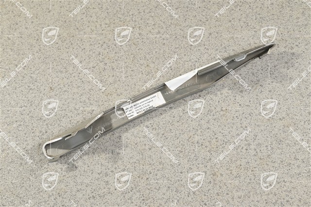 Front bumper Retaining frame lower cover, Platinum Silver, R